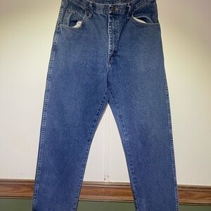 Wrangler Straight Men's Blue Denim Jeans